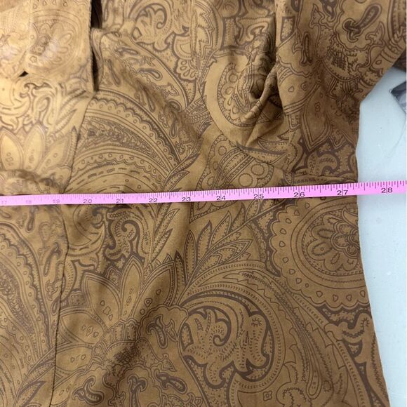 Catherines Women’s Button Down Long Sleeve Blouse, Brown, size 2X NWT - Picture 5 of 10